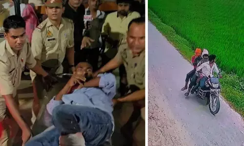 मुठभेड़ के बाद गिरफ्तार हुए छेड़छाड़ के दो आरोपी, VIDEO