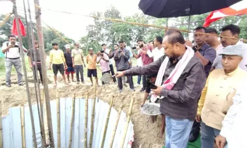 रंगाचकुवा HSS: शिलान्यास और भूमिपूजन  रंगाचकुवा में हुआ