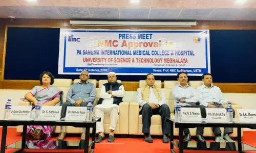 NMC: यूएसटीएम को 150 एमबीबीएस सीटों की मंजूरी दी NMC: यूएसटीएम को 150 एमबीबीएस सीटों की मंजूरी दी