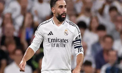 Real Madrid के स्टार राइट-बैक डैनी कार्वाजल घुटने की चोट के लिए सर्जरी करवाएंगे Real Madrid के स्टार राइट-बैक डैनी कार्वाजल घुटने की चोट के लिए सर्जरी करवाएंगे