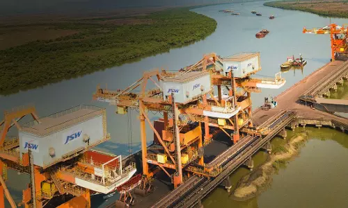 JSW इंफ्रास्ट्रक्चर के शेयर में -4.65% की गिरावट JSW इंफ्रास्ट्रक्चर के शेयर में -4.65% की गिरावट