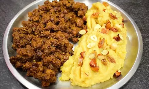 कंजक को खिलाने के लिए बनाएं मुंह में घुल जाने वाला हलवा चना