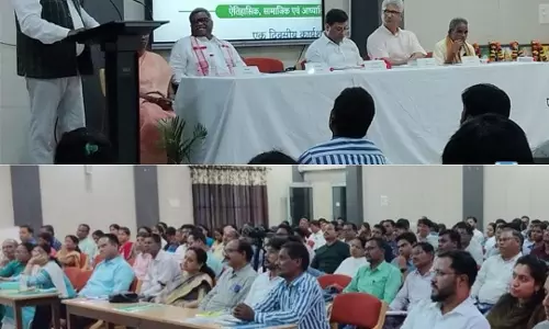 जनजातियों के गौरवशाली अतीत पर रविशंकर विश्वविद्यालय में हुई कार्यशाला