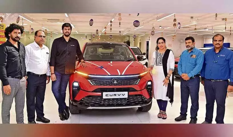 ऑरेंज ग्रुप ने हैदराबाद में नई टाटा कर्व इलेक्ट्रिक SUV लॉन्च की