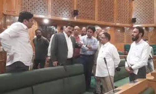 Jammu: आलोक कुमार ने विधानसभा परिसर का निरीक्षण किया