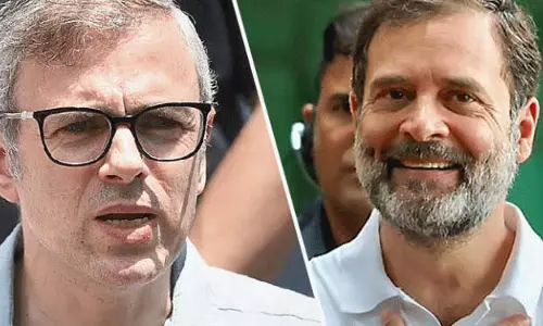 जम्मू-कश्मीर में एनसी-कांग्रेस गठबंधन ने आधी बढ़त हासिल कर ली जम्मू-कश्मीर में एनसी-कांग्रेस गठबंधन ने आधी बढ़त हासिल कर ली