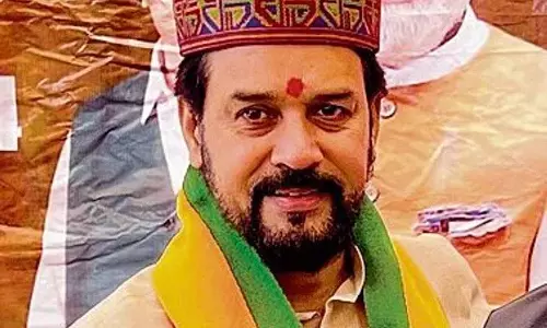 कांग्रेस सरकार ने 27 हजार करोड़ रुपये का कर्ज लिया: Anurag कांग्रेस सरकार ने 27 हजार करोड़ रुपये का कर्ज लिया: Anurag