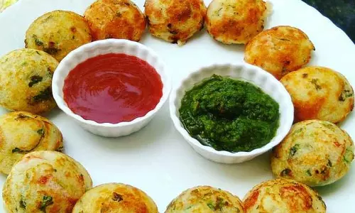 पनीर से स्पंजी अप्पे झटपट बनाए