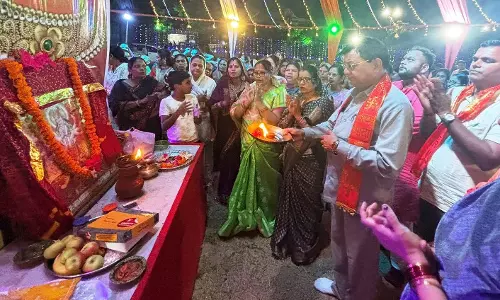 चुनरी यात्रा में सम्मिलित हुए मंत्री देवांगन