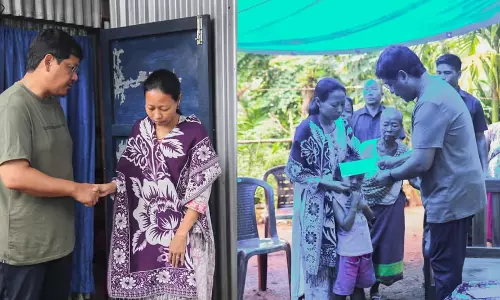 Meghalaya के मुख्यमंत्री ने बाढ़ प्रभावित पश्चिमी और दक्षिणी गारो हिल्स का दौरा कर नुकसान
