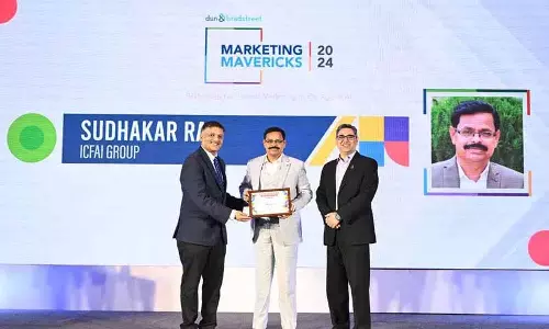 Sudhakar Rao को डन एंड ब्रैडस्ट्रीट द्वारा “मार्केटिंग मेवरिक 2024” के रूप में सम्मानित किया Sudhakar Rao को डन एंड ब्रैडस्ट्रीट द्वारा “मार्केटिंग मेवरिक 2024” के रूप में सम्मानित किया