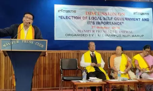 चुनाव नहीं तो केंद्र से कोई फंड नहीं: Chinglen Maisanam चुनाव नहीं तो केंद्र से कोई फंड नहीं: Chinglen Maisanam