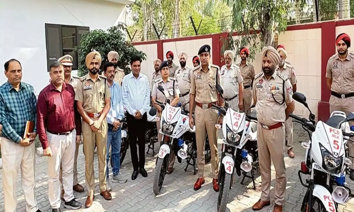 Punjab: मलेरकोटला पुलिस ने पीसीआर गश्त बढ़ाई