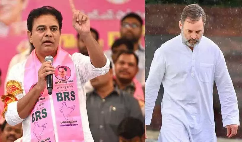 KTR ने अधूरे रोजगार वादों को लेकर राहुल गांधी पर कटाक्ष किया