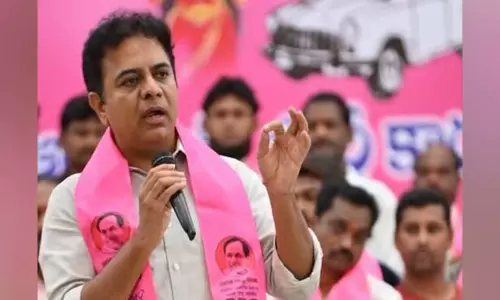 Telangana: केटीआर का दावा, हरियाणा के फैसले ने कांग्रेस की खोखली वादों को उजागर कर दिया Telangana: केटीआर का दावा, हरियाणा के फैसले ने कांग्रेस की खोखली वादों को उजागर कर दिया