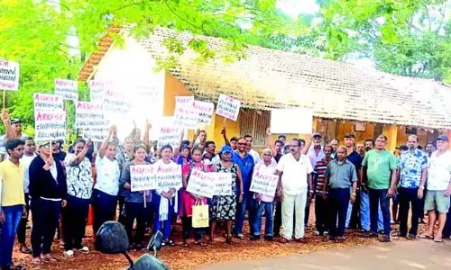 GOA: कांग्रेस ने सांप्रदायिक तनाव की सेवानिवृत्त न्यायाधीश से जांच कराने की मांग की GOA: कांग्रेस ने सांप्रदायिक तनाव की सेवानिवृत्त न्यायाधीश से जांच कराने की मांग की