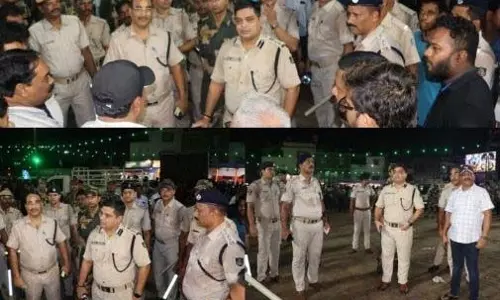 दुर्गा पूजा के लिए भुवनेश्वर, कटक में सुरक्षा कड़ी की गई
