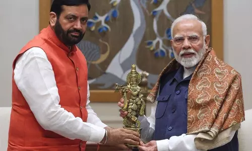 Haryana :  नायब सैनी ने दिल्ली में पीएम मोदी से मुलाकात की