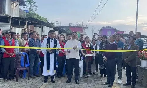 Nagaland : वोखा गांव के गेट का उद्घाटन