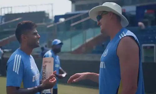Suryakumar Yadav ने मोर्ने मोर्कल को हिंदी में चिढ़ाया, देखें वीडियो...