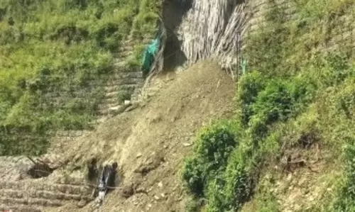 Sikkim : पाकयोंग हवाई अड्डे की दीवार से फिर भूस्खलन