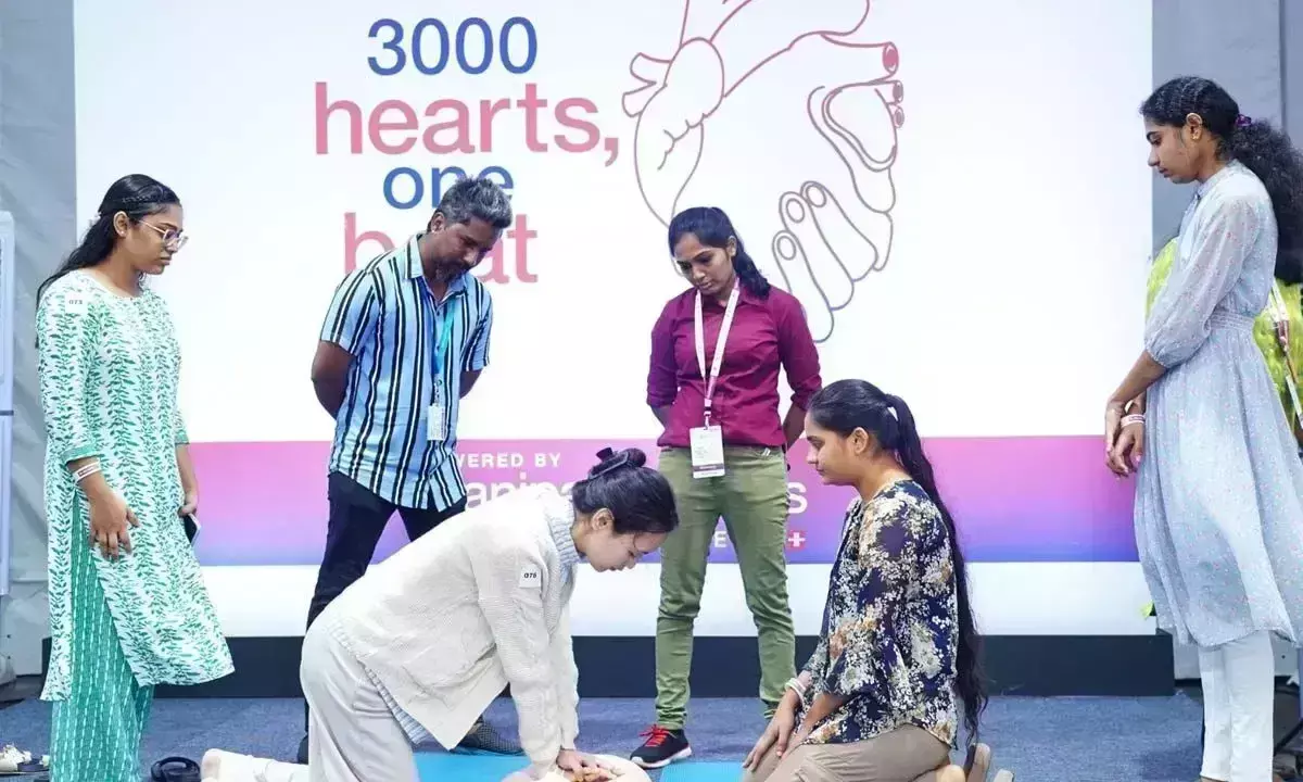 Manipal हॉस्पिटल्स ने 24 घंटे के भीतर 3,319 सीपीआर प्रदर्शन का नया गिनीज वर्ल्ड रिकॉर्ड बनाया