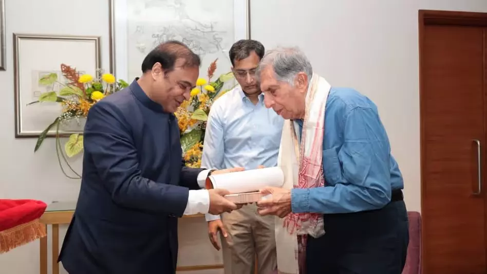 Assam : हिमंत बिस्वा सरमा रतन टाटा के निधन से असम में एक शून्य पैदा हो गया Assam : हिमंत बिस्वा सरमा रतन टाटा के निधन से असम में एक शून्य पैदा हो गया