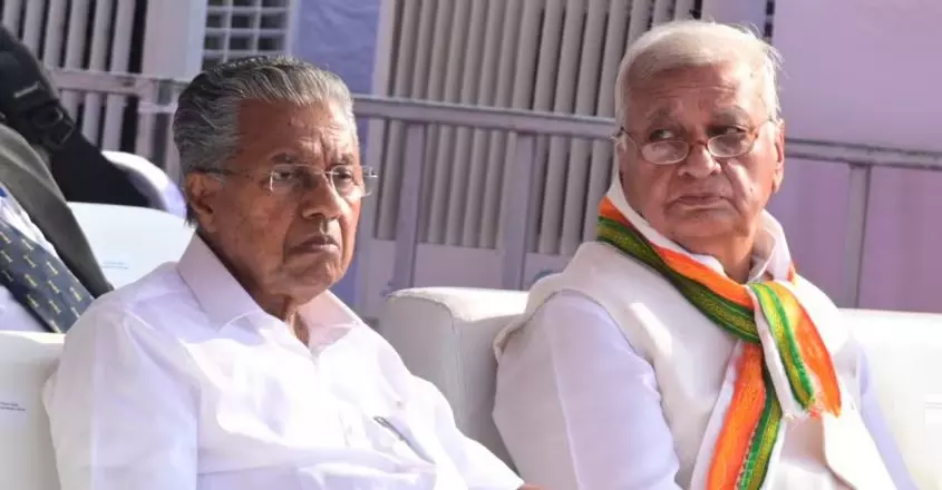 KERALA : राज्यपाल ने मुख्यमंत्री पर राष्ट्रीय सुरक्षा से जुड़ी महत्वपूर्ण जानकारी छिपाने का आरोप KERALA : राज्यपाल ने मुख्यमंत्री पर राष्ट्रीय सुरक्षा से जुड़ी महत्वपूर्ण जानकारी छिपाने का आरोप