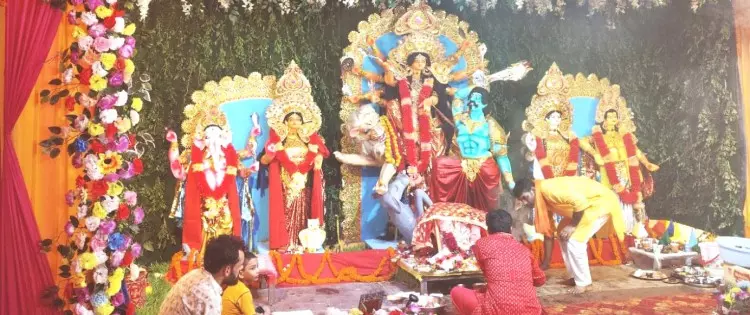 Sikkim : रंगपो में दुर्गा पूजा उत्सव शुरू Sikkim : रंगपो में दुर्गा पूजा उत्सव शुरू