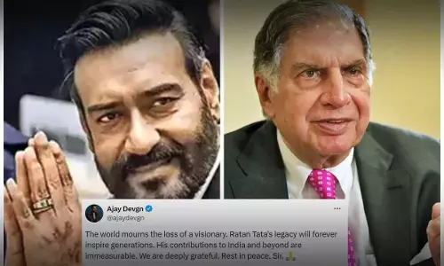 “रतन टाटा की विरासत हमेशा पीढ़ियों को प्रेरित करेगी”: अजय देवगन