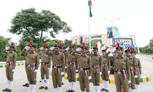 NCC cadets को नेतृत्व क्षमता विकसित करने के लिए प्रेरित किया गया
