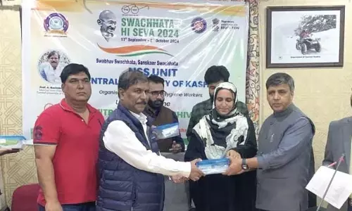 CUK ने स्वच्छता कर्मियों के लिए स्वास्थ्य शिविर आयोजित किया