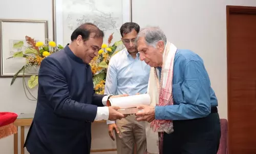 Assam : हिमंत बिस्वा सरमा रतन टाटा के निधन से असम में एक शून्य पैदा हो गया Assam : हिमंत बिस्वा सरमा रतन टाटा के निधन से असम में एक शून्य पैदा हो गया