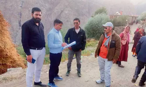 Himachal: केंद्रीय टीम ने लाहौल परियोजनाओं का निरीक्षण शुरू