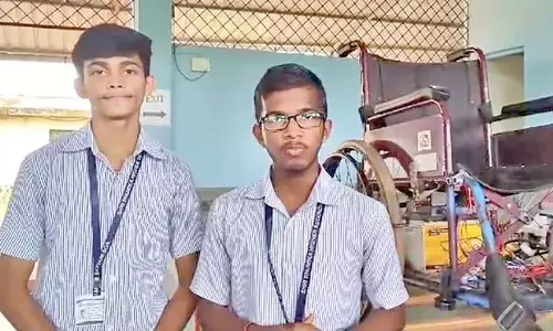 पोरीम HSS की जोड़ी ने सिर्फ 5 दिनों में स्वचालित इलेक्ट्रिक व्हीलचेयर तैयार की