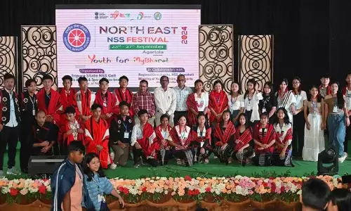 Nagaland एनएसएस इकाइयों ने पूर्वोत्तर महोत्सव में भाग लिया