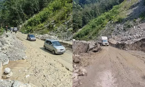 Sikkim : अधिकारियों ने यातायात संबंधी और परेशानियों से बचने के लिए सावधानी बरतने की अपील की