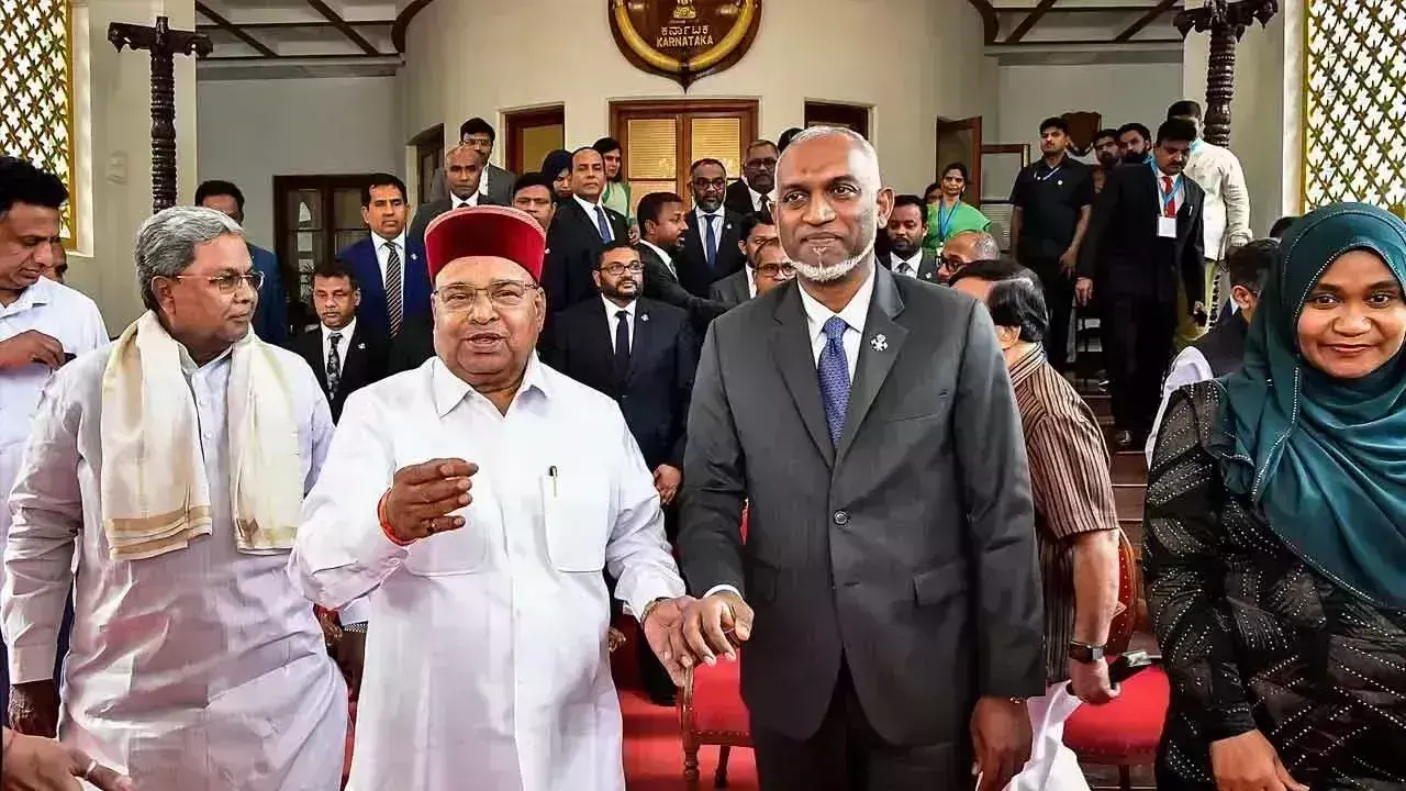 Siddaramaiah ने मालदीव प्रतिनिधिमंडल का स्वागत किया