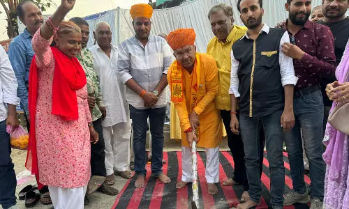 Ajmer: देवनानी विधानसभा अध्यक्ष ने किया वार्ड 80 में सीसी सड़क निर्माण कार्यों का शुभारंभ