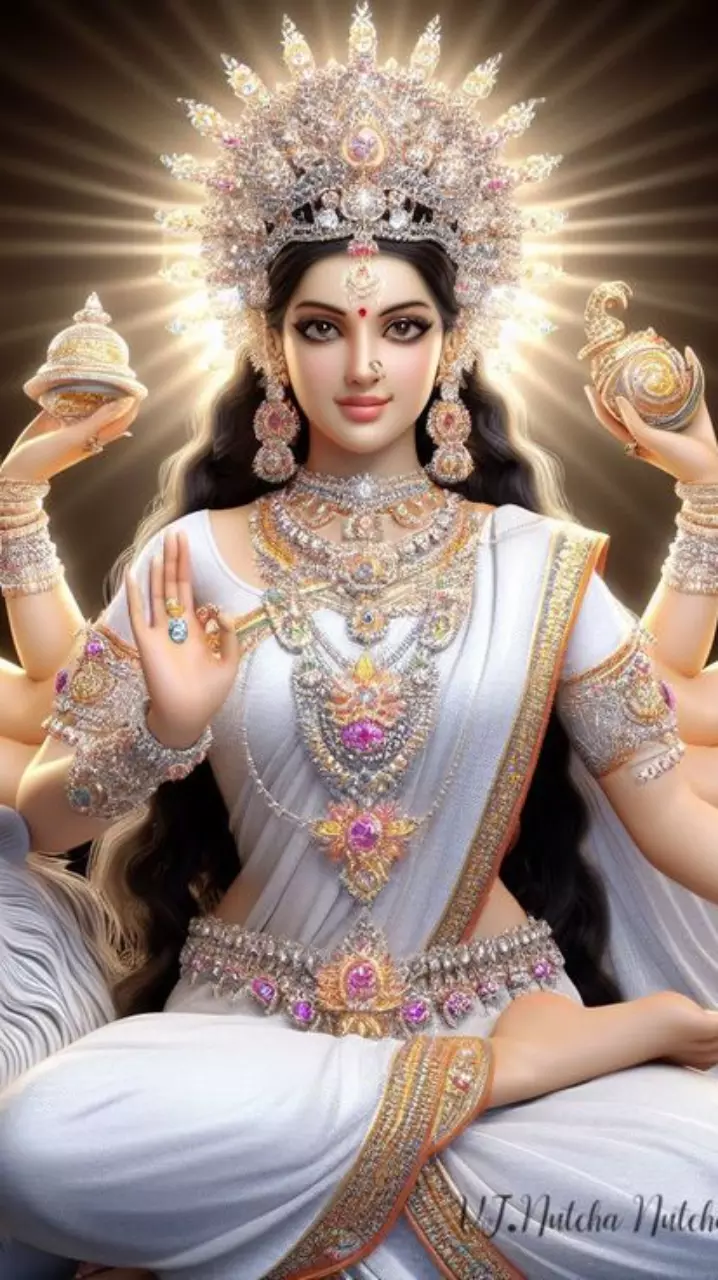 आठवें दिन देवी गौरी पूजा विधान