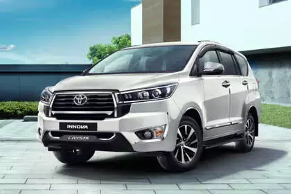 Toyota Innova क्रिस्टा को कारों से छूट दी