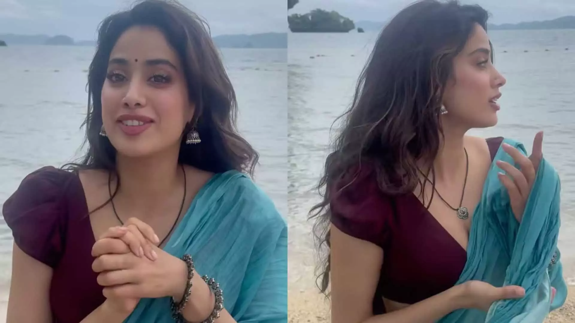 Janhvi Kapoor ने शूटिंग के दौरान जान को खतरे में डालने वाले पल साझा किए