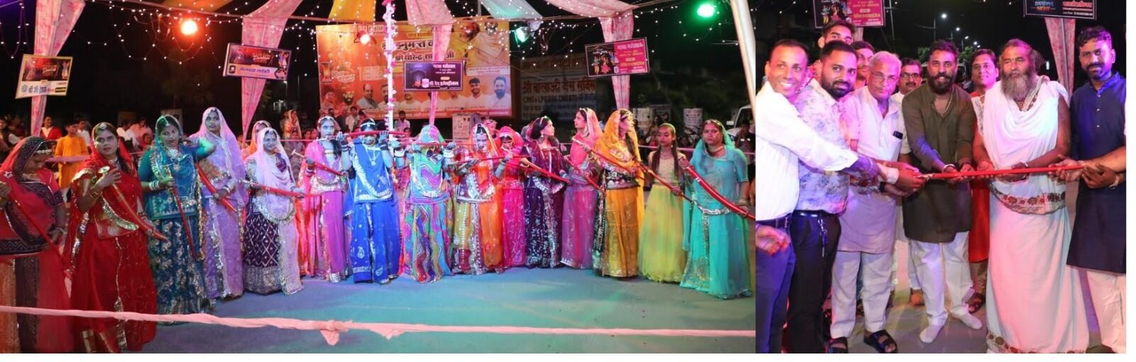 नेहरू विहार में नारी शक्ति ने तलवार से किया Garba, आत्मा रक्षा का प्रण लिया