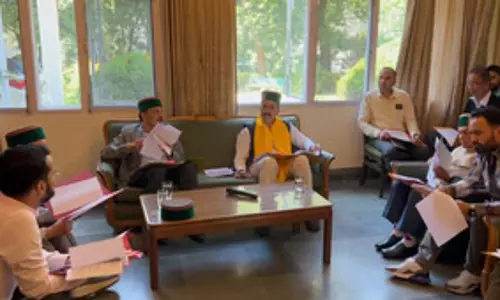 मंत्री विक्रमादित्य सिंह की अध्यक्षता में आयोजित की गई भीमा काली मंदिर न्यास समिति की बैठक