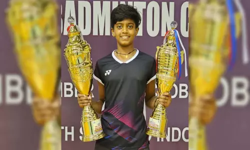 Kerala: मलयाली शटलर ने जीत की राह पर कदम बढ़ाया Kerala: मलयाली शटलर ने जीत की राह पर कदम बढ़ाया