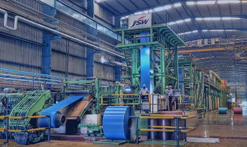 JSW Steel का शेयर 1.1% बढ़ा JSW Steel का शेयर 1.1% बढ़ा