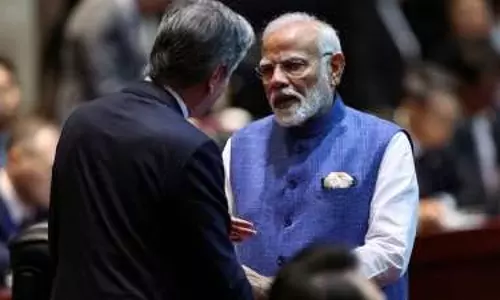आसियान शिखर सम्मेलन के दौरान प्रधानमंत्री मोदी ने एंटनी ब्लिंकन से मुलाकात की