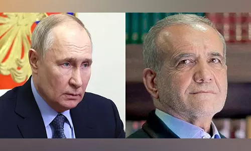 रूस के राष्ट्रपति Putin तुर्कमेनिस्तान में ईरानी राष्ट्रपति पेजेशकियन से मुलाकात करेंगे