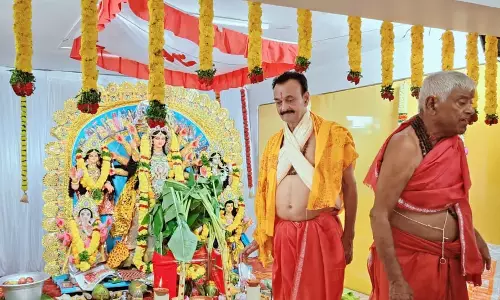 Assam : असमिया समुदाय ने चेन्नई में पहली दुर्गा पूजा मनाई