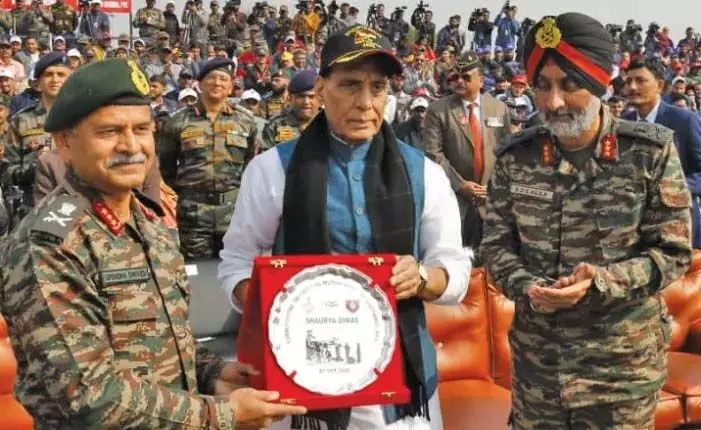 सशस्त्र बलों को हमेशा ‘अनिश्चितताओं’ के लिए तैयार रहना चाहिए: Rajnath